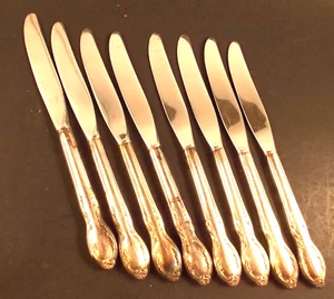 Rogers Bros Silber Teller Royal Manor Konvolut 8 Tafelmesser - Bild 1 von 2