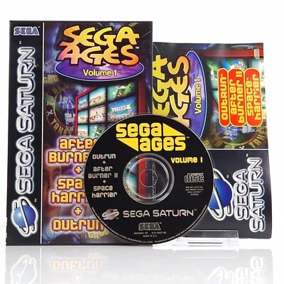 Sega Saturn Spiel : Sega Ages Volume 1 - After Burner II, Space Harrier & Outrun - Bild 1 von 4