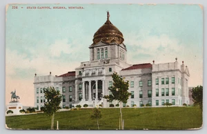 Postcard Helena Montana State Capitol Building Posted 1907 Divided Back Antique - Picture 1 of 2