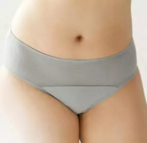 Saalt donna grigio ciottolo assorbimento leggero perdita pizzo hipster taglia S - Foto 1 di 1