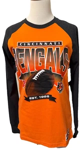 Cincinnati Bengals NFL New Era Small Baseball Long Sleeve T-Shirt Sz Small - Picture 1 of 3