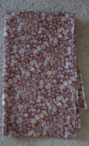 New Orange Beige Cream Cotton Fabric 80cm+ x 116cm ideal for quilting - Picture 1 of 1