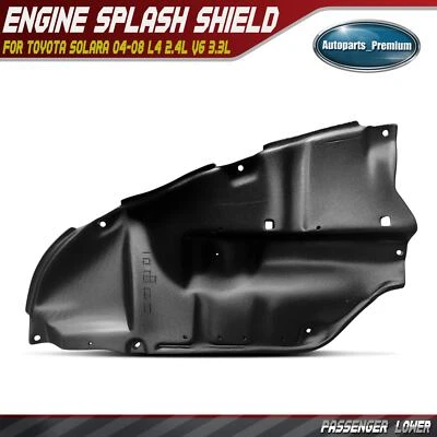 Passenger Lower Engine Splash Shield for Toyota Solara 2004-2008 L4 2.4L V6 3.3L - Image 1 of 4
