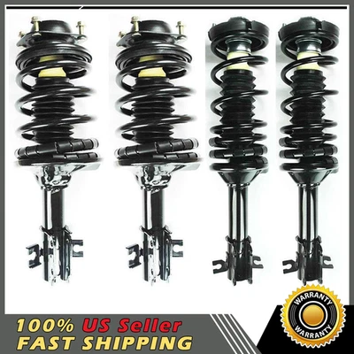 FCS 4PCS Set Front & Rear Complete Struts Springs For 1990-1994 Mazda 323_LK - Image 1 of 4