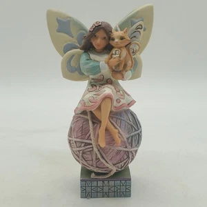 Jim Shore Heartwood Creek 2009 Feline Fairy 5" Tall Resin  - Picture 1 of 12