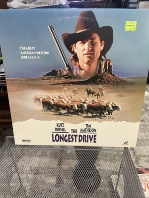 The Longest Drive LASERDISC Kurt Russell & Tim Matheson Cattle Drive Cowboy - Image 1 of 2