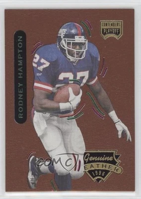 1996 Playoff Contenders Leather Rodney Hampton #27 - Image 1 of 2