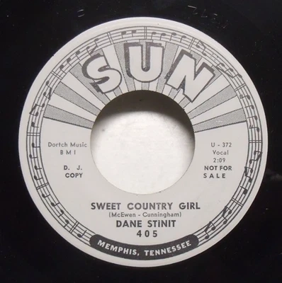 Dane Stinit - Sweet Country Girl - 1967 SUN Promo 45 Foto 1 de 2