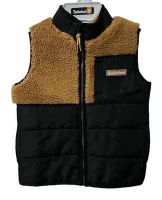 Chaleco acolchado Timberland para niños pequeños al aire libre talla 4t invierno cálido juvenil Foto 1 de 4