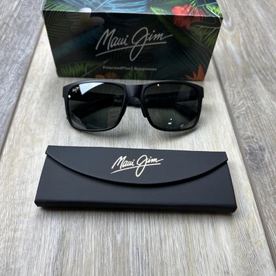 Очки солнцезащитные поляризованные унисекс Maui Jim красные пески матовые черные MJ0432S-003 - Изображение 1 из 4