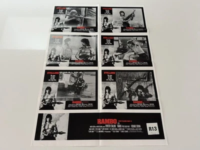 Rambo First Blood Part 2 Rare Australian Lobby Card Movie Poster  - Bild 1 von 4