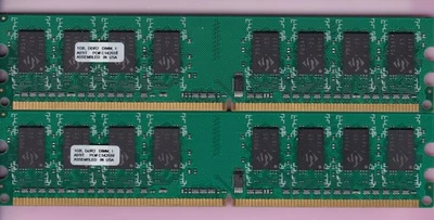 2GB 2x1GB PC2-6400 PNY A0TIT DDR2-800 SpecTek Desktop Memory Kit DIMM 240-Pin - Image 1 of 2