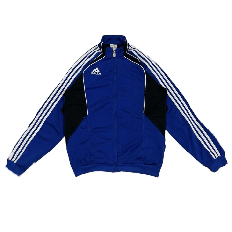 Chaqueta de entrenamiento para hombre adidas talla 42/44 en azul/negro/blanco - Imagen 1 de 4