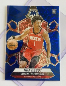 AMEN THOMPSON ~ RoOkiE /85 ~ 2023 Mosaic Fast Break #269 BLUE DISCO /85 ~ HOU - Bild 1 von 7
