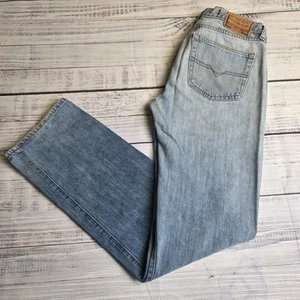 Diesel Blue Jeans Selvedge Denim Made in Italy Men’s Size 31x34 Light Wash - Picture 1 of 11