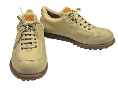 Camper Leather Low Top Sneakers Beige/Tan Spain Women's 38 EU 7.5 US - Image 1 of 4