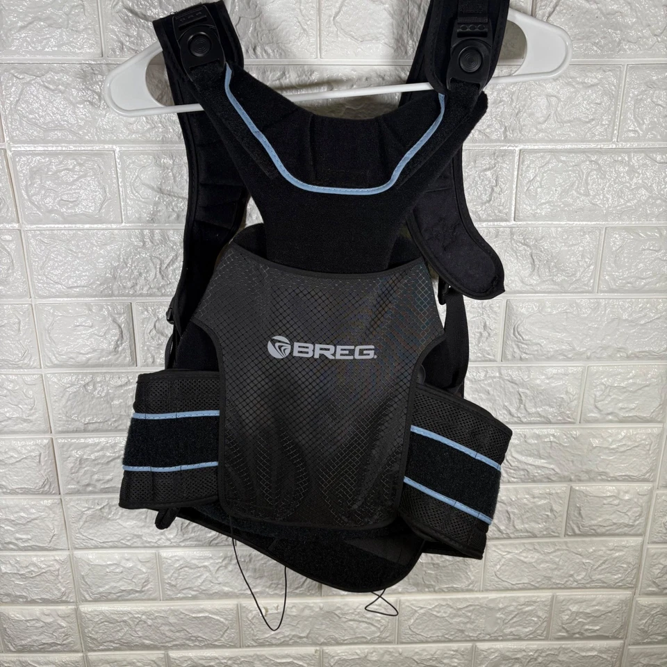 Soporte Lumbar Breg Correas Ajustables Negro Atlético Médico Foto 1 de 4