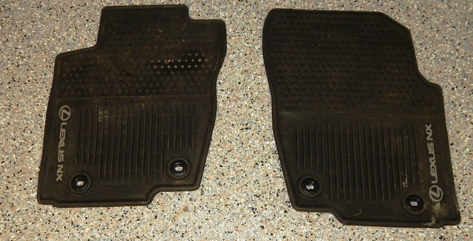 Alfombrillas Lexus NX200t 2015 - delanteras - goma para todo tipo de clima - OEM Foto 1 de 1