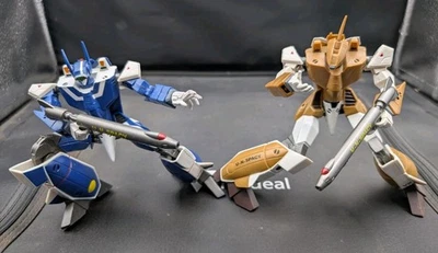 Figuras súper posables Toynami Robotech VF-1A Ben Dixon & Max Sterling Veritech Foto 1 de 4