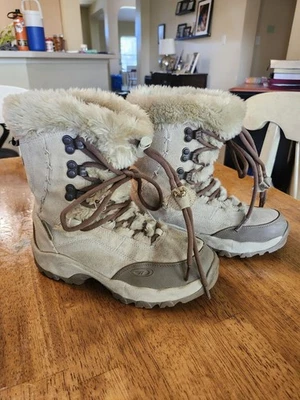 Botas de invierno Hi-Tec St Moritz 200 para mujer talla 7 impermeables aisladas tostadas Foto 1 de 4