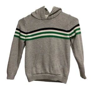 Janie and Jack Jungen Pullover Pulli Gr. 6 grau mit Streifen - Bild 1 von 10