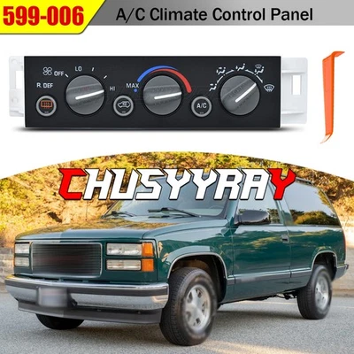A/C Climate Control Module For GMC Yukon XL 1500 SLT Sport Utility 4-Door 2000 - Image 1 of 4