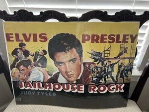 Vintage 1987 Elvis Presley “Jailhouse Rock” Movie Poster Iconic Images 28”x20”** - Picture 1 of 9