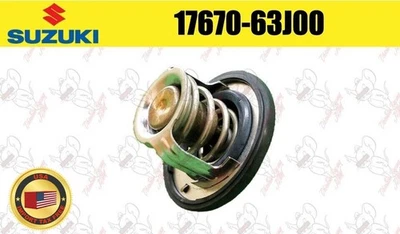 Termostato refrigerante motor Suzuki OEM con conjunto de junta 17670-63J00 Foto 1 de 4