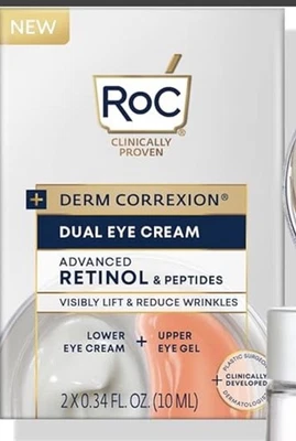 RoC - Derm Correxion Advanced Retinol & Peptides Dual Eye Cream  - Image 1 of 3