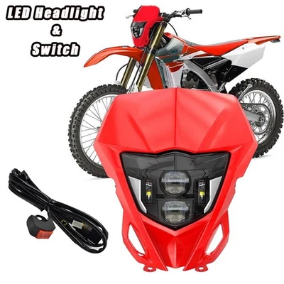 Faro LED + Interruptor para Honda CRF250F CRF150L CRF250L CRF300L CRF450L CRF125 Foto 1 de 4