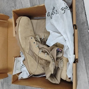 NUEVAS Botas Militares de Combate Ejército de Estados Unidos ALTAMA Tostado del Desierto 5853 Talla 12 - Imagen 1 de 4