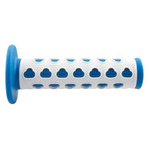 Se Bikes S-1E Grips w/ Flange blue / white 135mm BMX - Picture 1 of 1