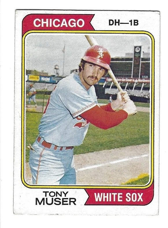Nice 1974 Topps card of Chicago White Sox IF. Tony Muser #286-Ex - Image 1 of 1