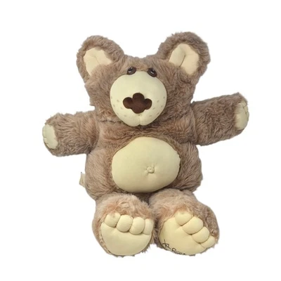 Furskins Bear Xavier Roberts 1984 VTG Plush Toy Stuffed Cabbage Patch Teddy 22" - Image 1 of 4