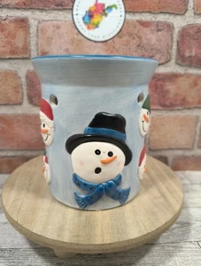 Seasonal Happy Snowmen Faces Simmer Pot Wax Melt (Candle Heated 3 Included) - Picture 1 of 7