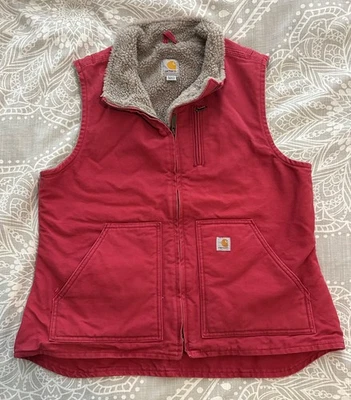 Carhartt Sherpa Lined Vest ~ Womens Large (12/14) - Image 1 of 3