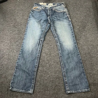 Jean ARIAT M4 tiro bajo Coltrane corte bota para hombre talla 33x36 Durango Foto 1 de 4