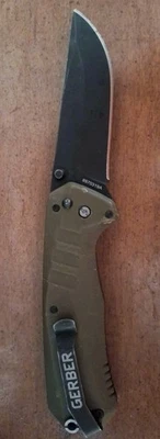 Gerber Haul 辅助开口口袋刀,土狼棕色 #8970319A — 第 1/4 张图片