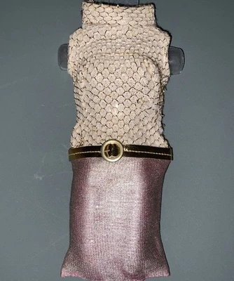 Vestido Barbie INTRIGUE #1470 dorado metálico vintage años 60💕 Foto 1 de 4