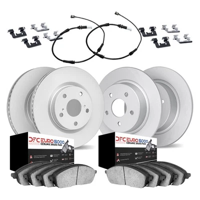 For Mercedes-Benz CLK430 00-03 DFC EURO-KIT 5000+ Plain Front & Rear Brake Kit Foto 1 de 2