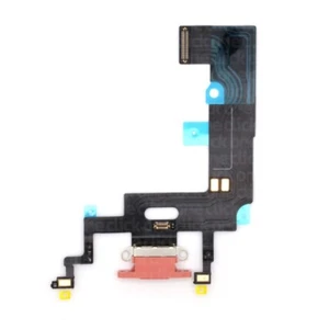 For iPhone XR CORAL USB Charging Port Microphone Flex Cable Replacement - Zdjęcie 1 z 1