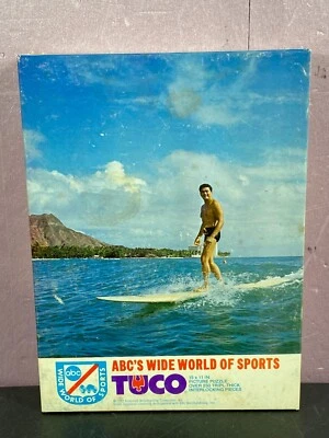 Wide World Of Sports ABC’s 250 Piezas Puzzle Hombre Surf De Colección Sellado 1972 Foto 1 de 4