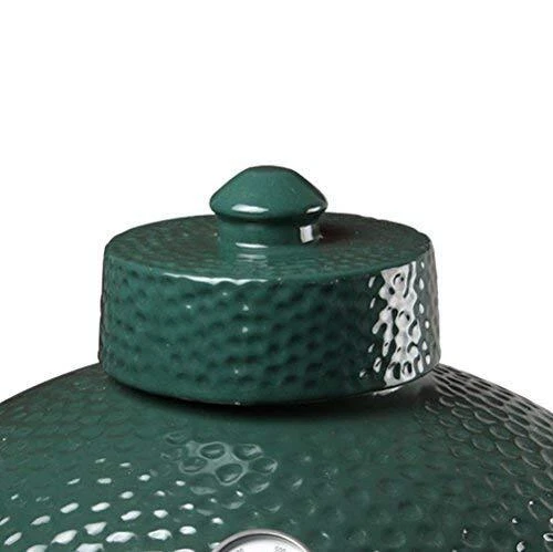 Grill Chimney Top Vent Cap Ceramic Damper Top Big Green Color Egg Accessories...