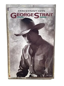 George Strait - Ten Strait Hits (Cassette Tape) - Picture 1 of 4
