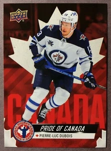 2021-22 Upper Deck NHCD Pride Of Canada #CAN-10 Pierre-Luc Dubois Winnipeg Jets - Picture 1 of 1