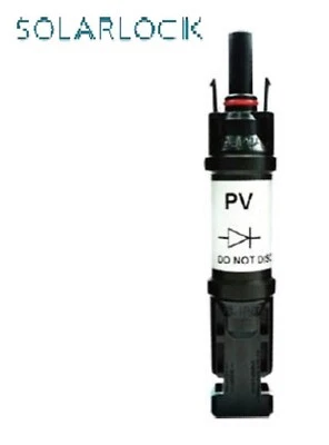 SolarLock MC4 Diodenstecker PV-Sperrdiode Diode 10A, 15A, 20A, 30A /1000VDC - Bild 1 von 4