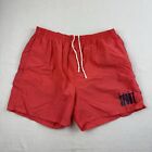 Vintage Pure Sport Swim Trunks Adult Large Pink Swimsuit Shorts Beach 90s 80s