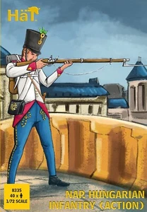 HAT SOLDATINI 1/72 - NAPOLEONIC  WARS - 8334 Hungarian Infantry (IN Action) - Imagen 1 de 1