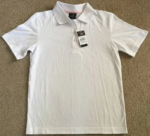 USPA White Uniform Polo For Girls In Size M/10-12 NWT  - Picture 1 of 5