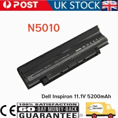 J1KND Battery for Dell Inspiron N5110 N5010 N5050 N7010 N7110 N4010 N5030 N5010  - Image 1 of 4